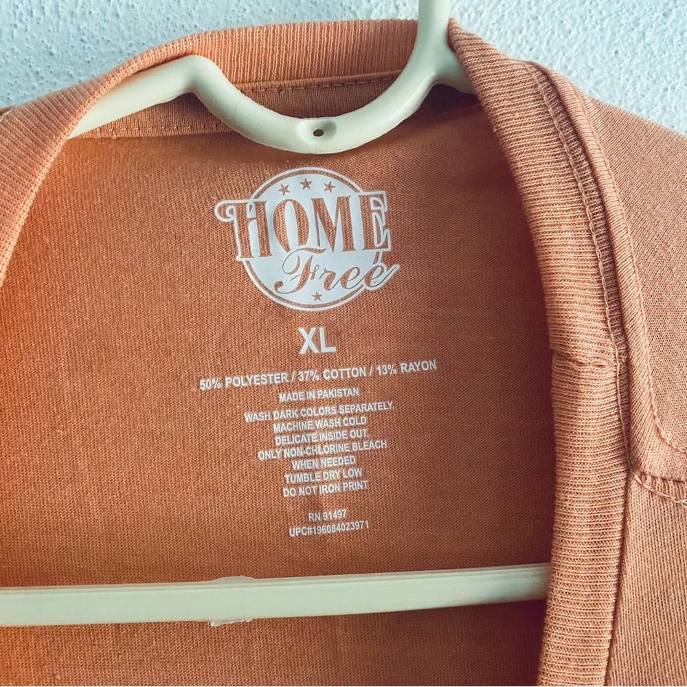 Home Free orange floral Oklahoma orange tee - Picture 7 of 7